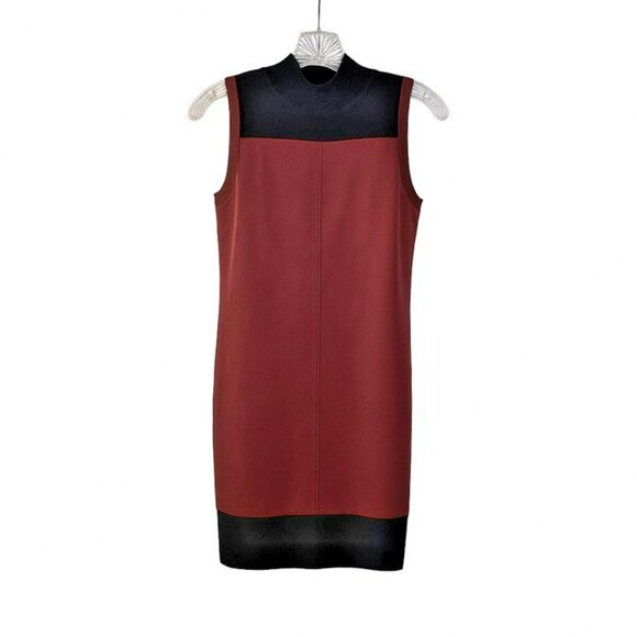 rag & bone XXS Dress NWT | $450 Retail | Merino Wool Blend Burgundy Shift - Picture 1 of 8